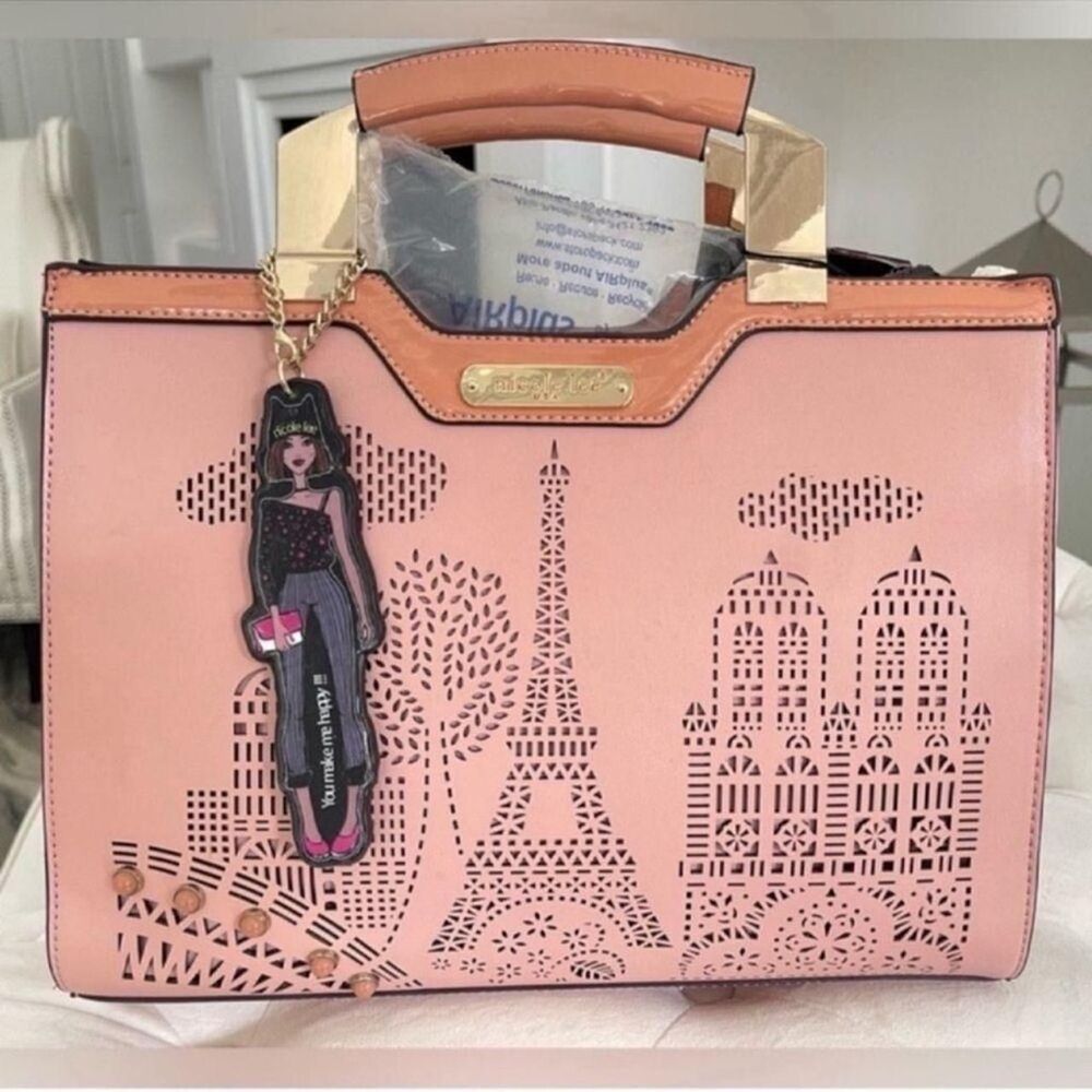 Unbranded Women's Pink and Pink Bag